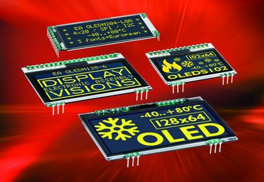 OLED-Anzeigen Displays mit Pins zur schnellen Montage