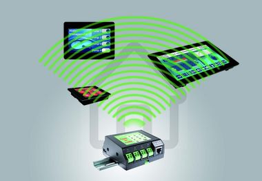 Hutschienen-SPS mit Touchdisplay und ortsnahem Fernzugriff