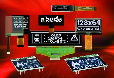 OLED Display für Industrie - ideal für niedrige und hohe Temperaturen