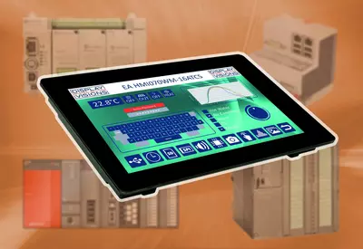 7" LowCost HMI mit Modbus RTU/TCP für LAN, WiFi und RS-485. Inkl. Touch