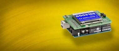 Chip-On-Glass Display Serien Betrieb eines Standard-Displays
