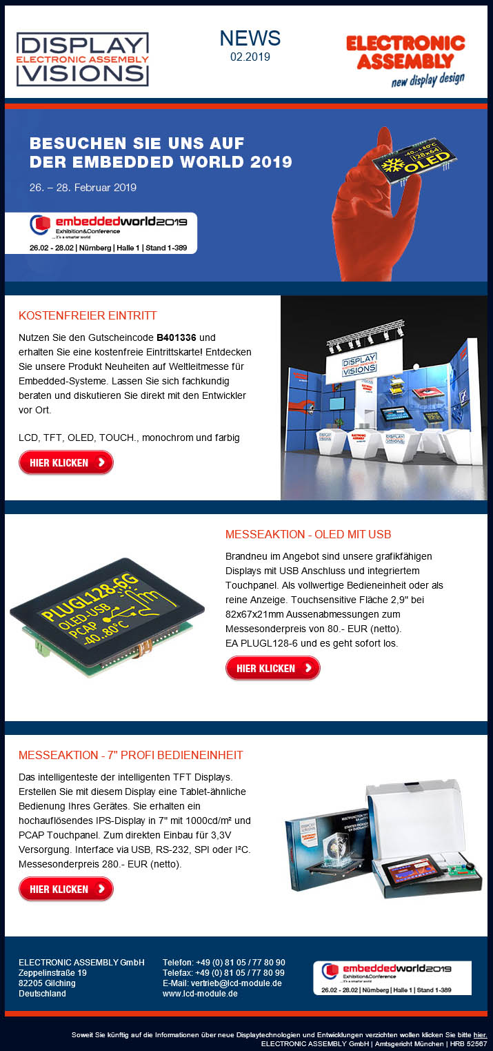 embedded world 2019 embedded world 2019