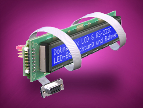 Textdisplays mit RS-232 / RS-422